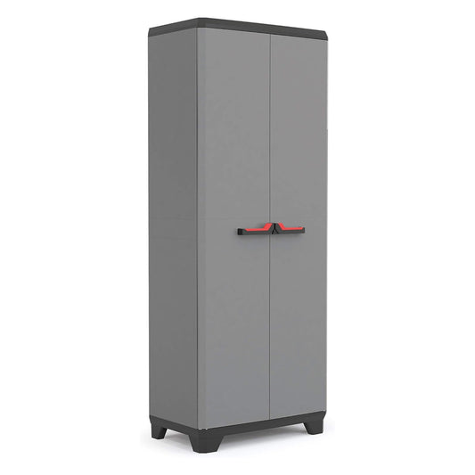 Keter Armario Stilo Alto, Resina, 2 Puertas, 3 Baldas, 173x68x39 Cm._0