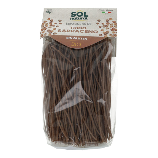 Espagueti de trigo sarraceno sin gluten bio Sol Natural 250 g