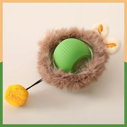 Intimeg Pelota De Peluche Eléctrica Para Gatos_0