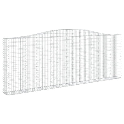 Cestas Gaviones 7 Uds Forma De Arco Hierro 400x30x140/160 Cm_2