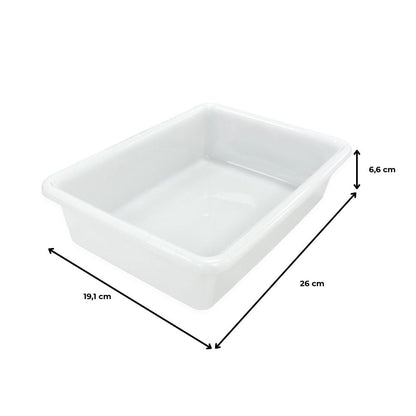 12 Bandejas Uso Alimentario: 2,2l Sin Bpa (26 X 19,1 X 6,6 Cm) - Cocinas, Restaurantes, Comedores, Carnicerías, Catering_3