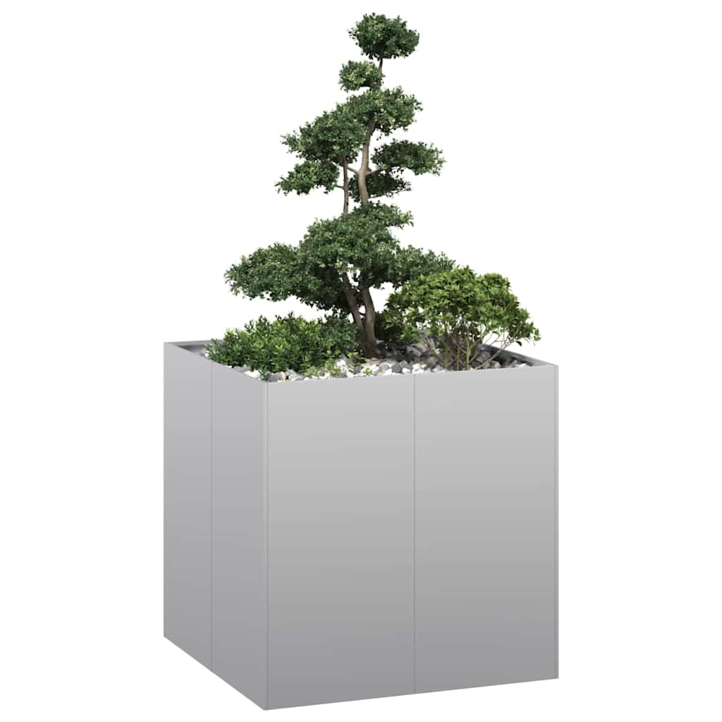 Jardinera 80x80x80 Cm De Acero Galvanizado_1