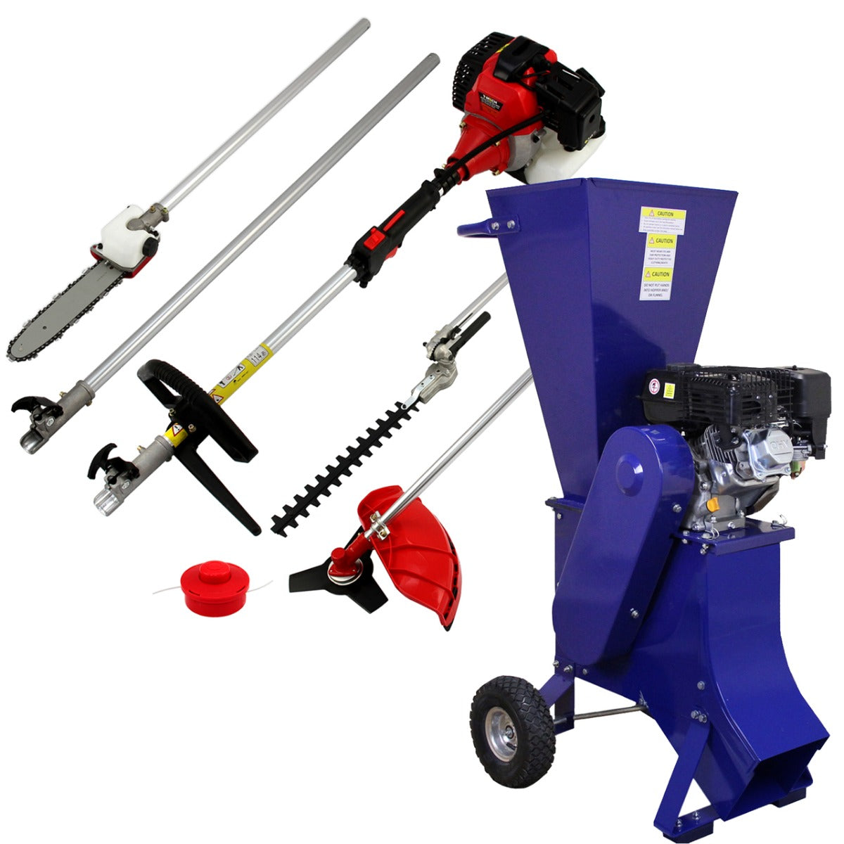 Multiherramienta 5 En 1 Y Astilladora De Madera De 15 Hp_0