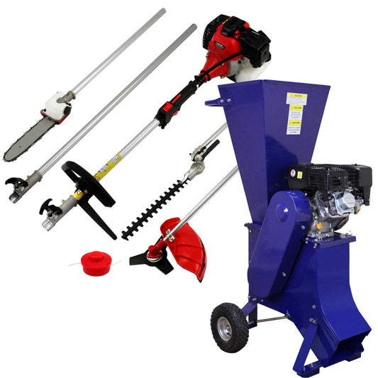 Multiherramienta 5 En 1 Y Astilladora De Madera De 15 Hp_0