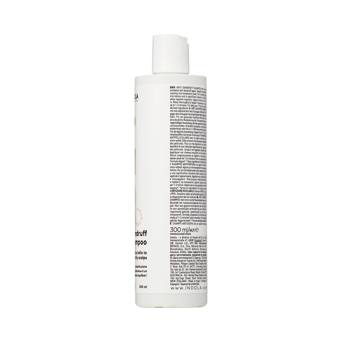 Indola Champú Anticaspa Equilibrante Profesional 300ml_3