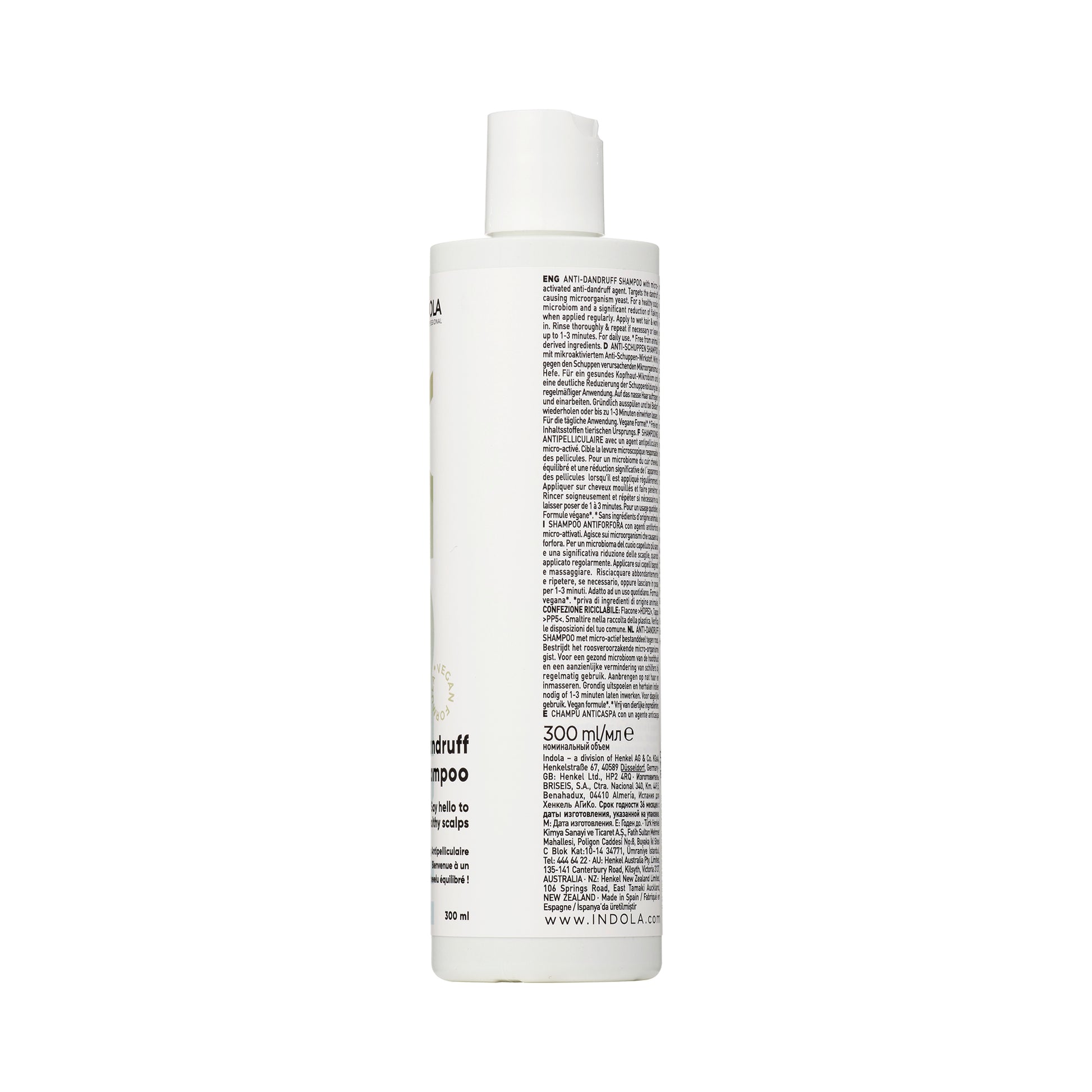 Indola Champú Anticaspa Equilibrante Profesional 300ml_3