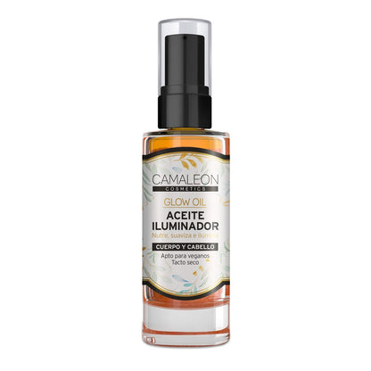 Aceite Iluminador Corporal Glow Oil 30ml Camaleon Cosmetics_0