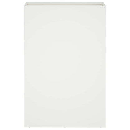 Macetero De Jardín 2 Uds. Blanco 50 X 20 X 75 Cm_3