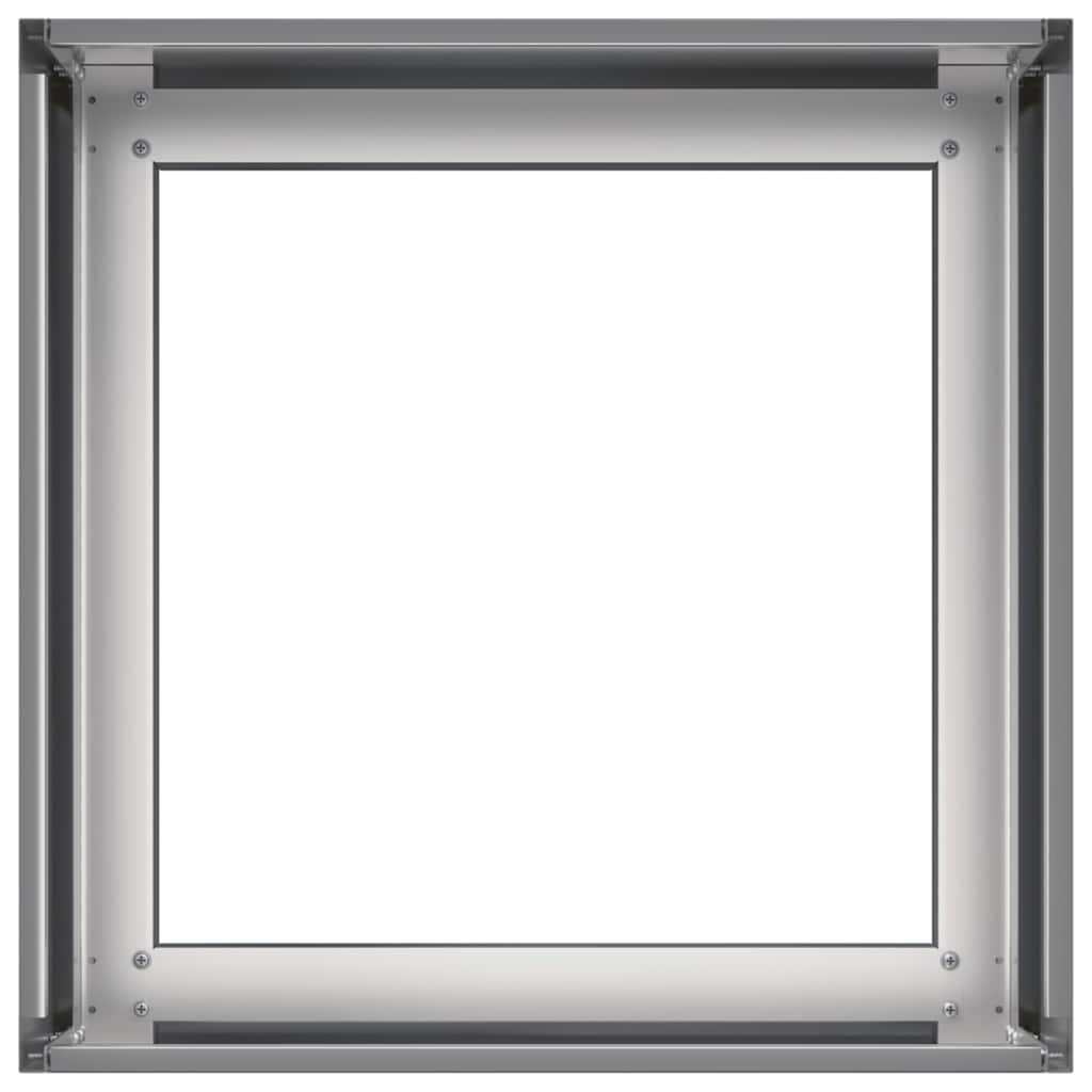 Jardinera 40x40x30 Cm De Acero Galvanizado_4
