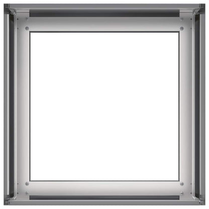 Jardinera 40x40x30 Cm De Acero Galvanizado_4
