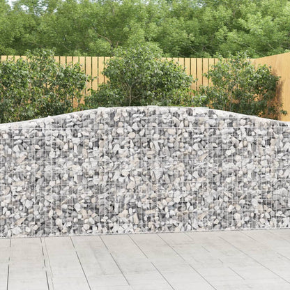 Cestas De Gaviones 7 Uds Forma De Arco Hierro 400x50x100/120 Cm_1