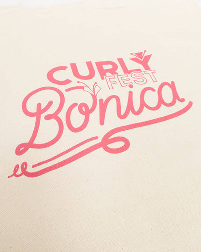 Bolsa Curly Fest - Bolsa De Algodón Grueso - Shopping Bag Bio Sakure_4