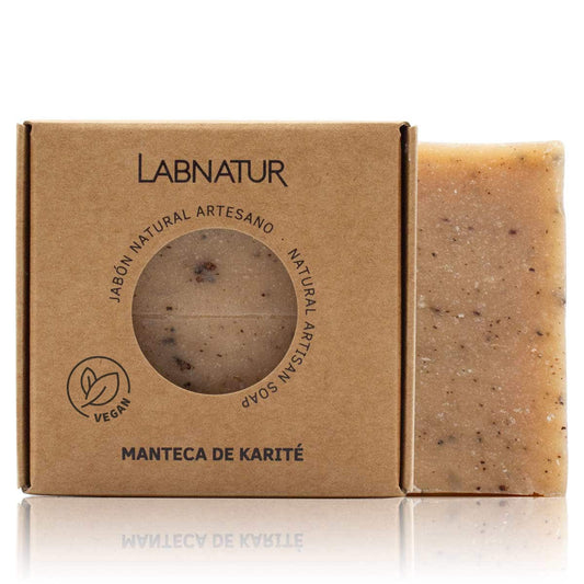 Jabón Natural Artesano de Manteca de Karité Labnatur 100 g | Nutre y Protege | Piel Seca | Vegano_0