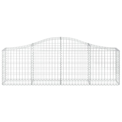 Cestas De Gaviones 8 Uds Forma De Arco Hierro 200x30x60/80 Cm_3