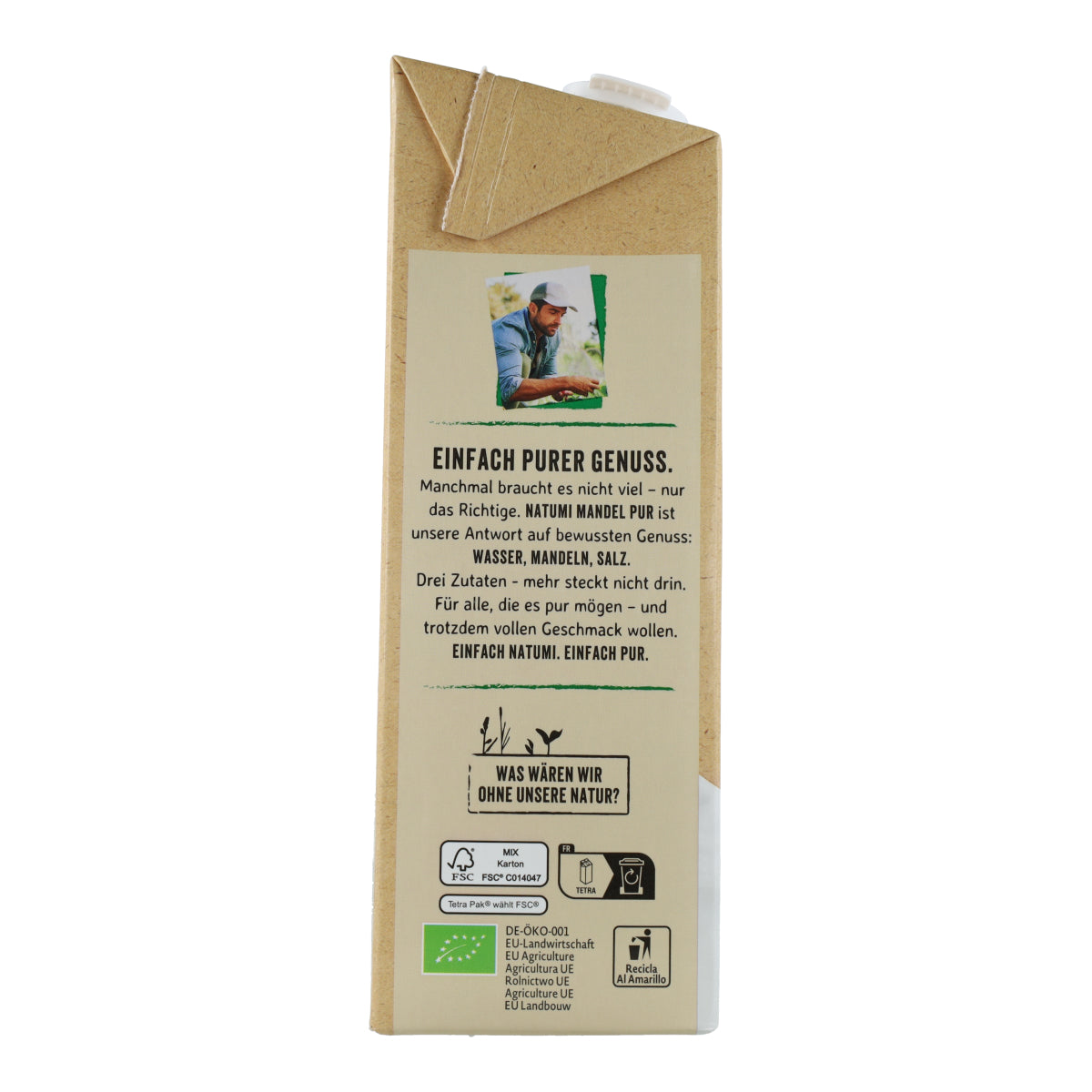 Bebida de Almendra Premiun & Pure BIO Natumi 1 L