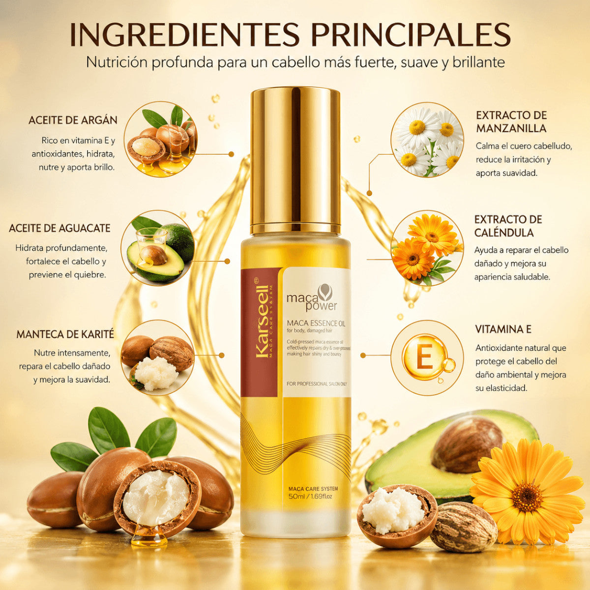 Sérum de Aceite de Argán Karseell 50 ml