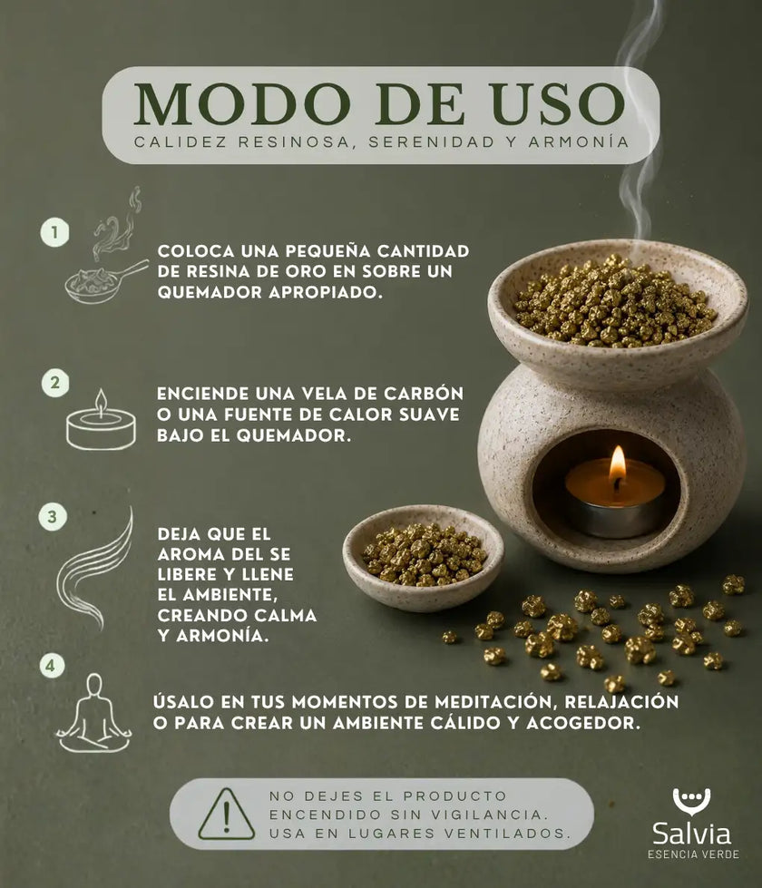 Salvia - Resina Oro En Grano, Granel | 50g_3
