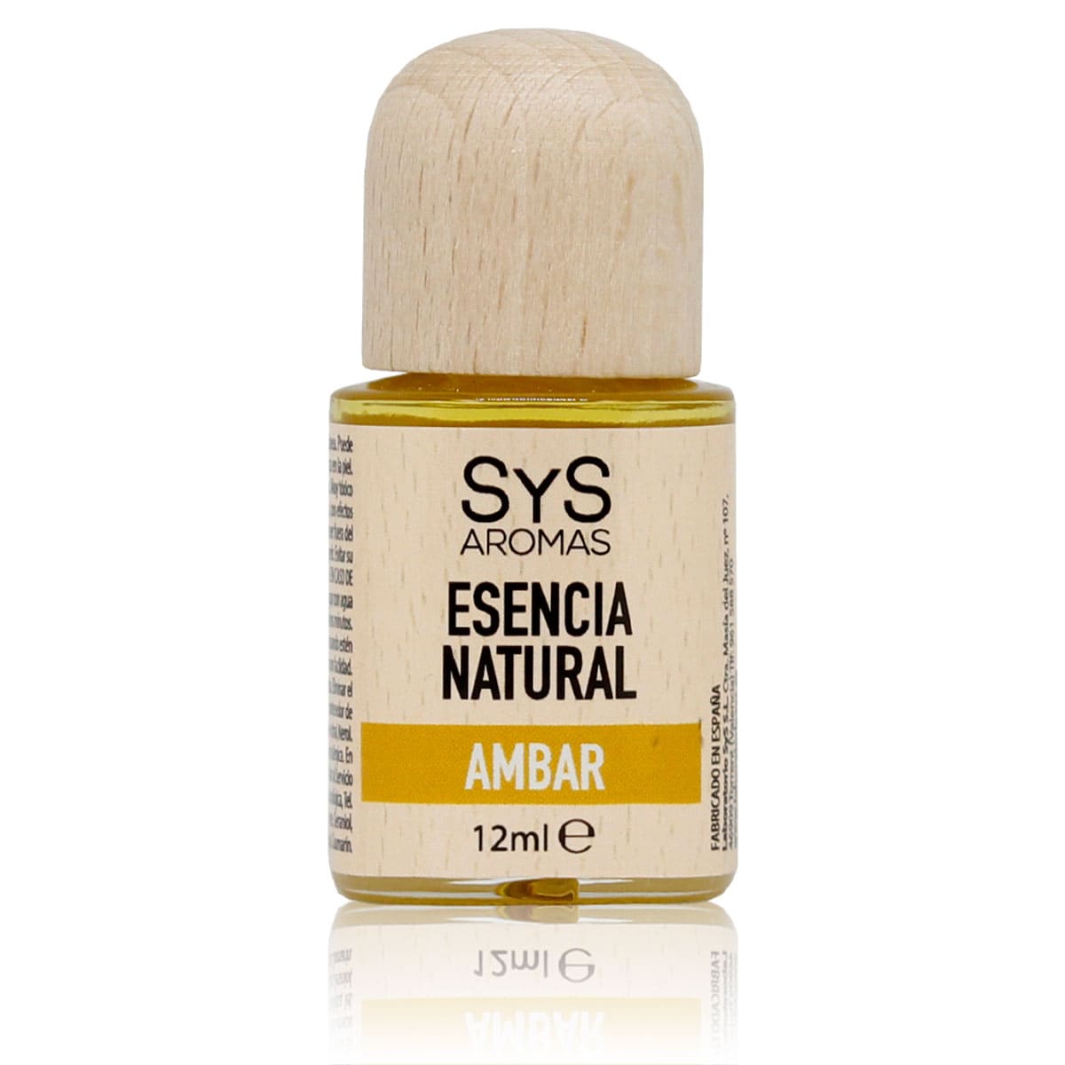 Esencia Natural Ámbar SYS Aromas 12 ml | Aroma Dulce y Amaderado | Para Quemadores y Humidificadores_0