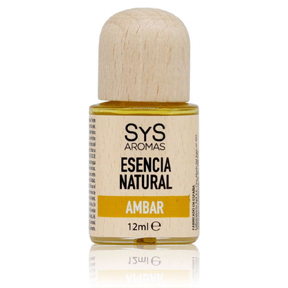 Esencia Natural Ámbar SYS Aromas 12 ml | Aroma Dulce y Amaderado | Para Quemadores y Humidificadores_0