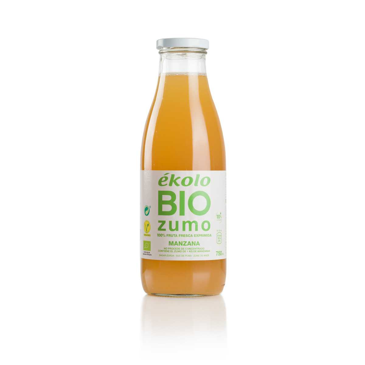 Zumo De Manzana Bio 100% exprimido Ékolo 750 ml