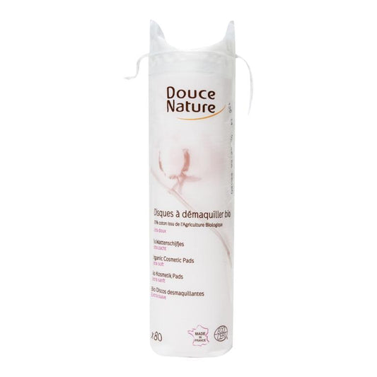 Discos Desmaquillantes extrasuaves Douce Nature 80 uds