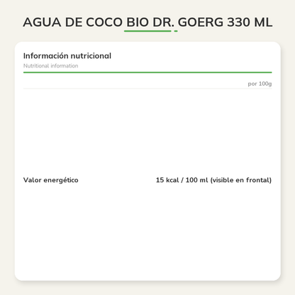 Información nutricional