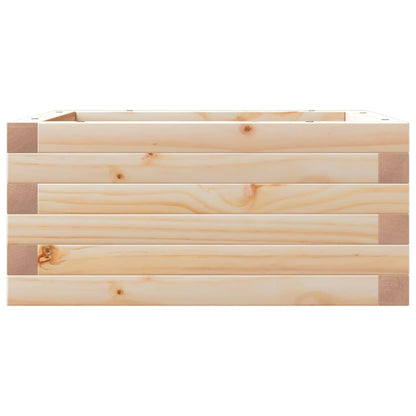 Jardinera De Madera Maciza De Pino 50x50x23 Cm_5