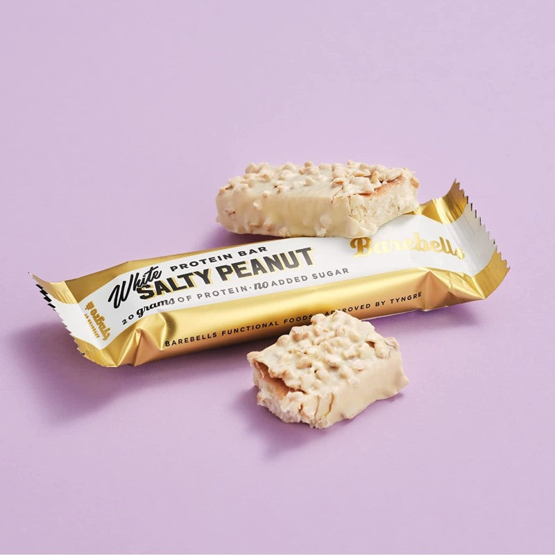 Caja De 12 Barritas de 55gr Sabor White Salty Peanut Barebells_1
