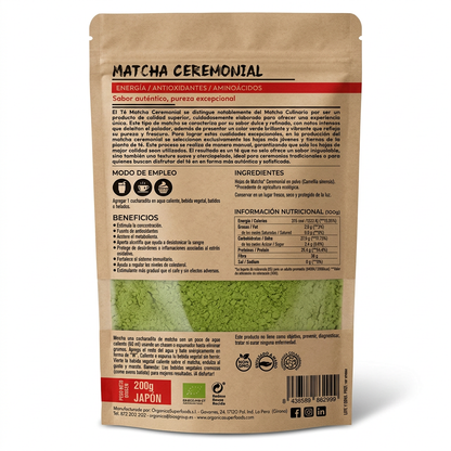 Matcha Ceremonial Bio 1kg - Orgánica Superfoods_1