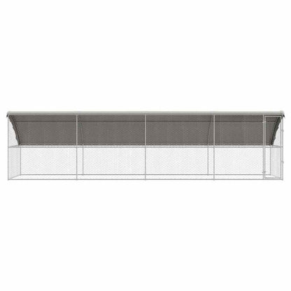 Refugio Para Perros 4 Pcs Plateado 8 X 2 X 2 M_3