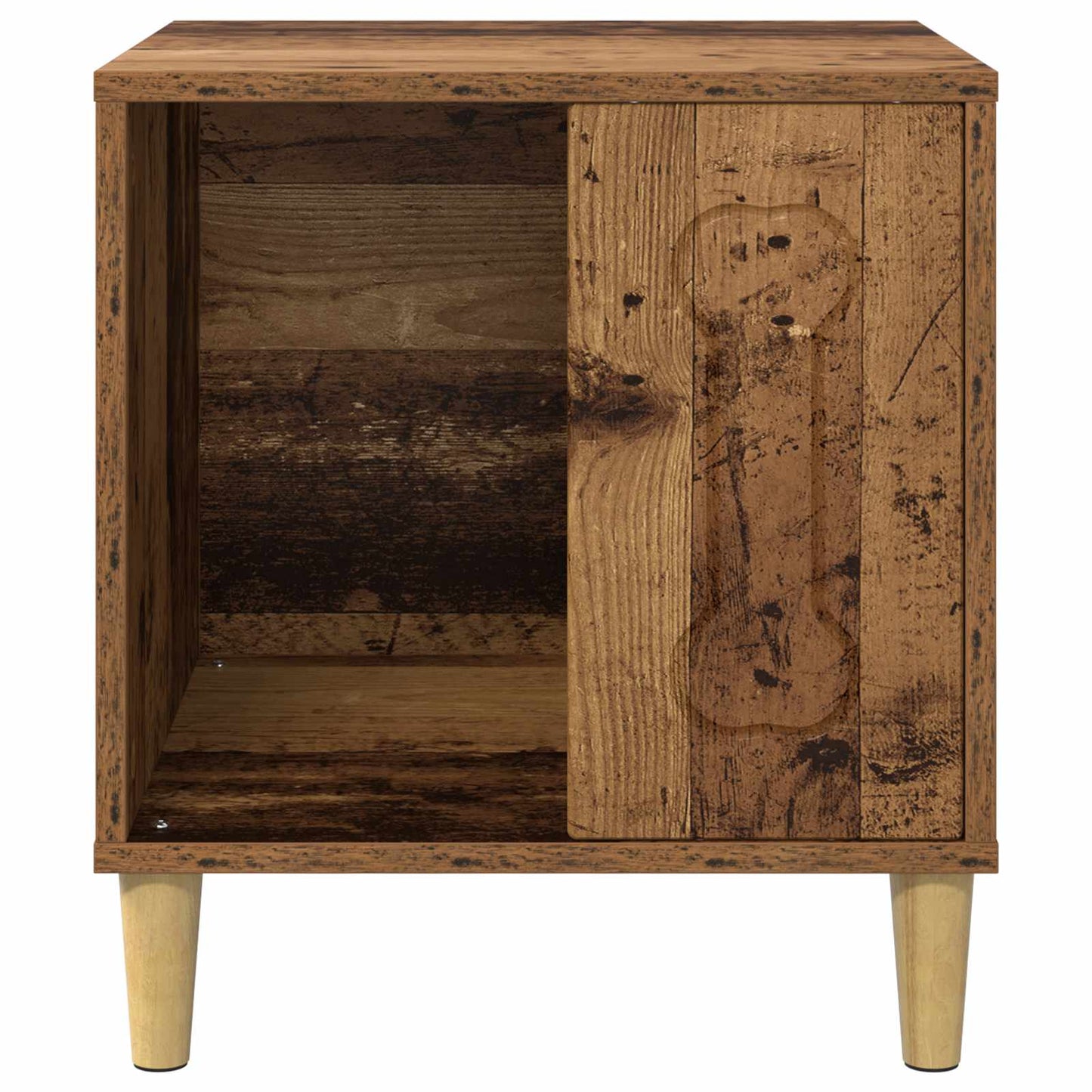 Casa Para Perros Madera Vieja 44 X 42 X 49 Cm_4