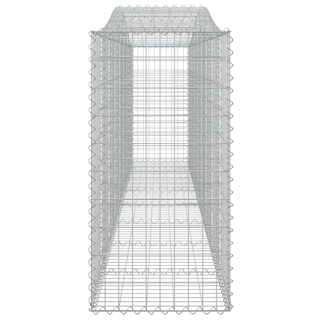 Cestas De Gaviones 6 Uds Forma De Arco Hierro 400x50x100/120 Cm_4