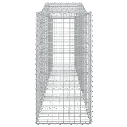 Cestas De Gaviones 6 Uds Forma De Arco Hierro 400x50x100/120 Cm_4