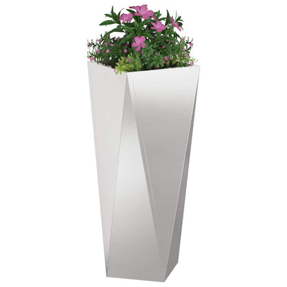 Jardinera Plateado 30 X 30 X 75 Cm Acero Inoxidable_2