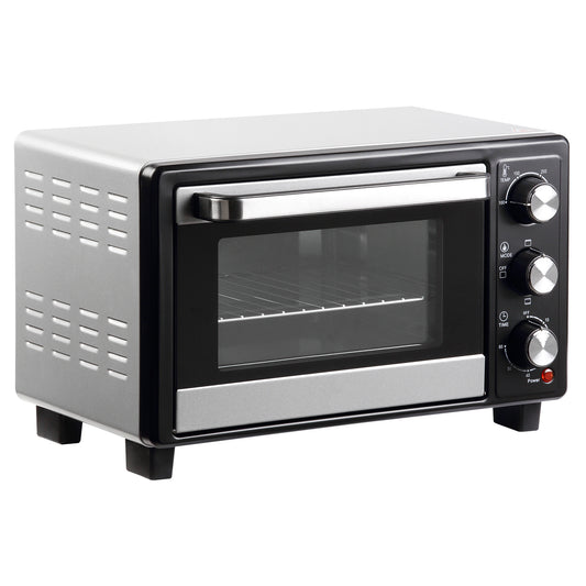 Horno Eléctrico Homcom Metal Plata 44x32x28.1 Cm_0