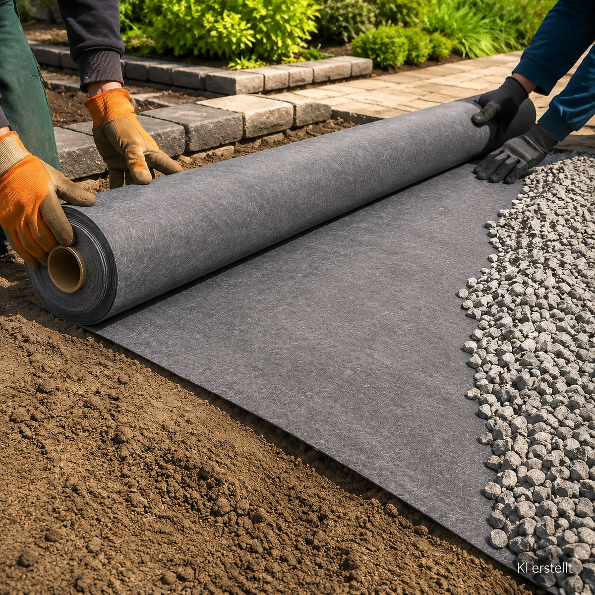 Geotextil Gris 120 G/m², 200 M² × 1 M: Drenaje, Filtración, Separación Y Protección Para Jardín Y Pavimento_5
