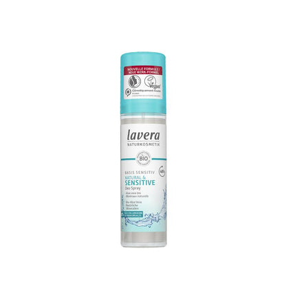 Desodorante spray 48 horas Basis Sensitiv Lavera 75 ml