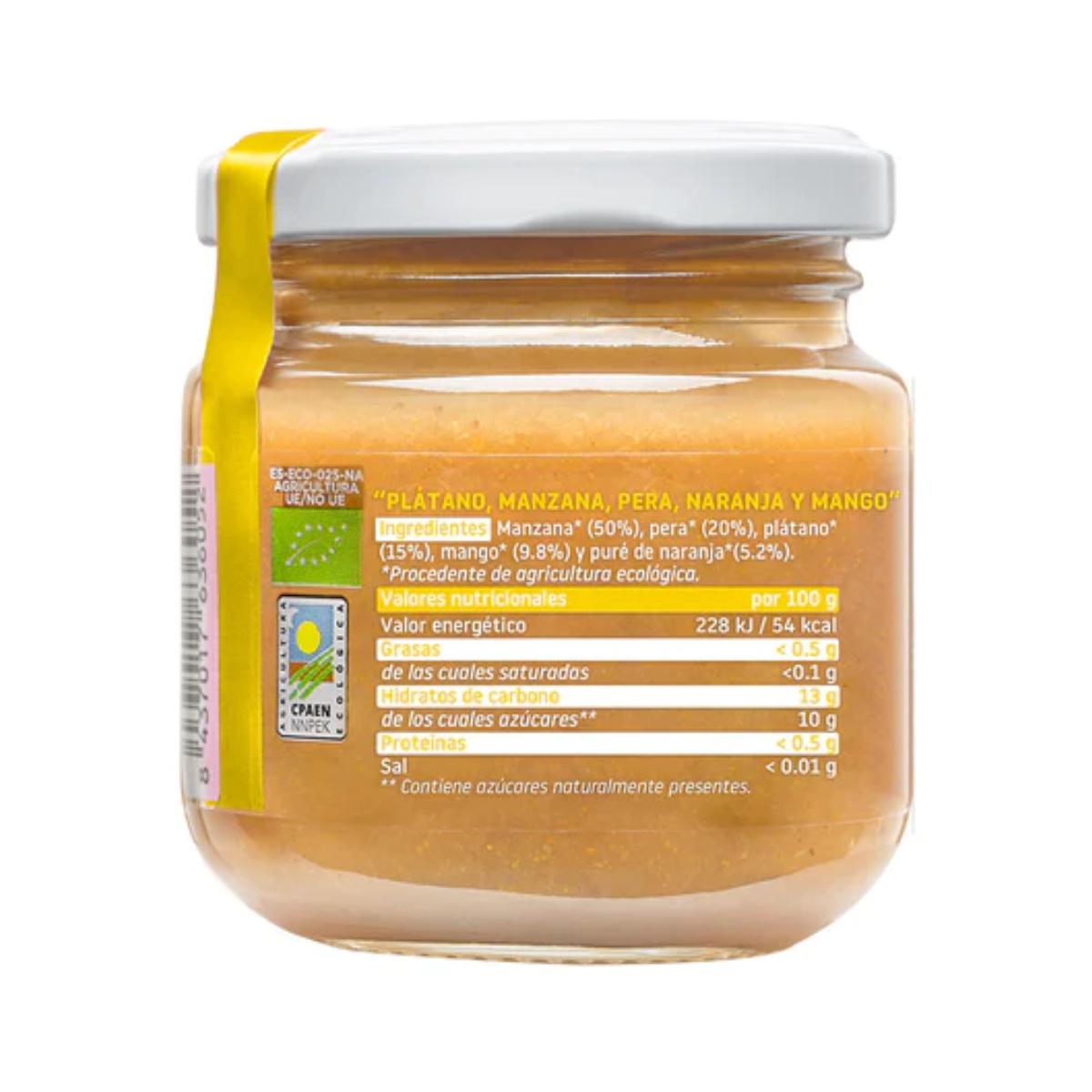 Pack 12x Tarrito Multifrutas con Mango BIO +6 Meses Smileat