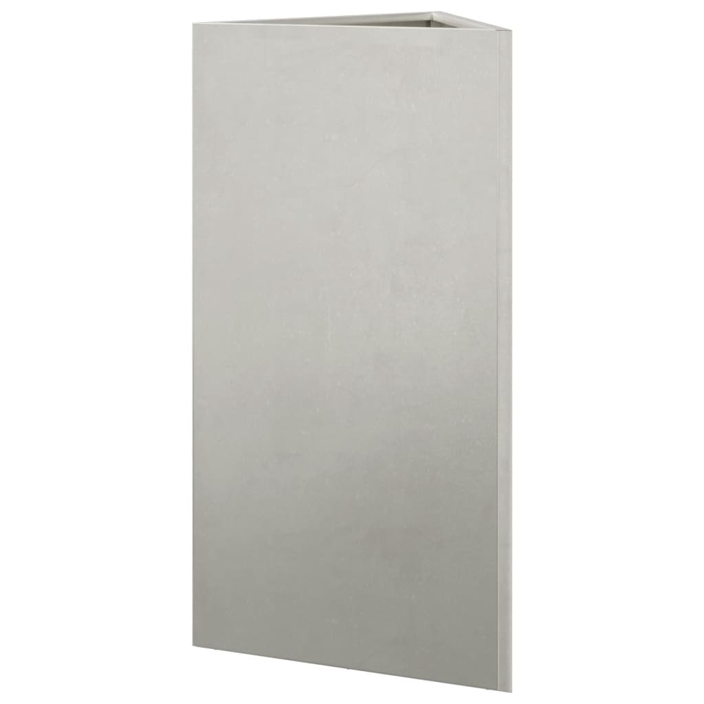 Jardinera Trianngular De Acero Inoxidable 40x34,5x75 Cm_5