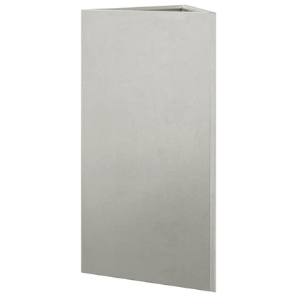 Jardinera Trianngular De Acero Inoxidable 40x34,5x75 Cm_5
