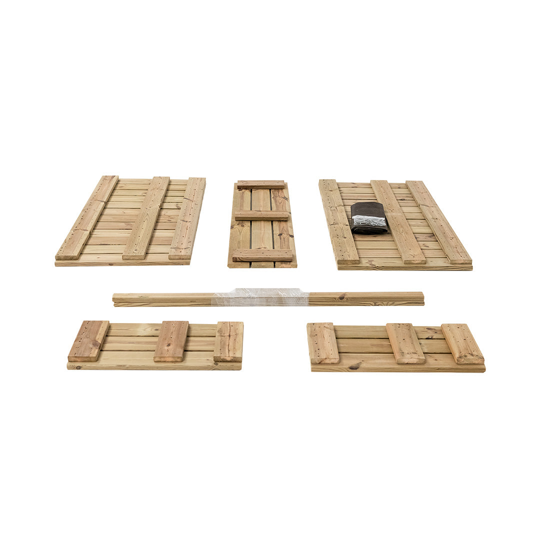 Jardinera De Madera Para Exterior Atrium Hortalia 120x34x40 Cm_4