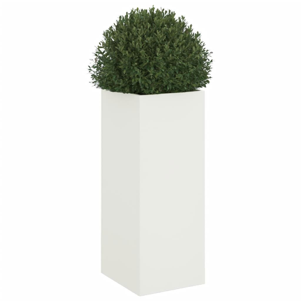 Jardinera Acero Blanco 32x29x75 Cm_3