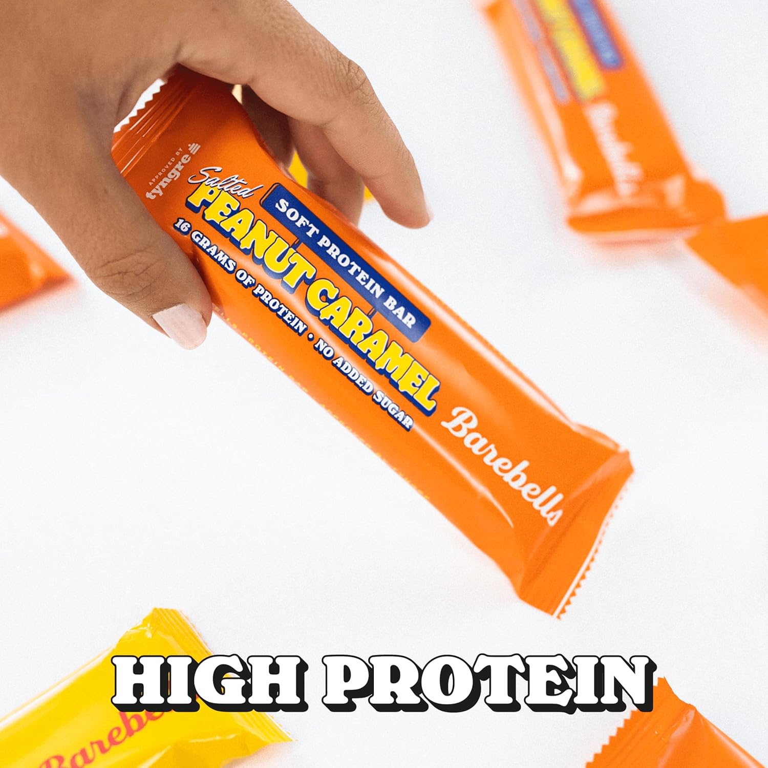 Caja De 12 Barritas de 55gr Sabor Salted Peanut Caramel Barebells_2