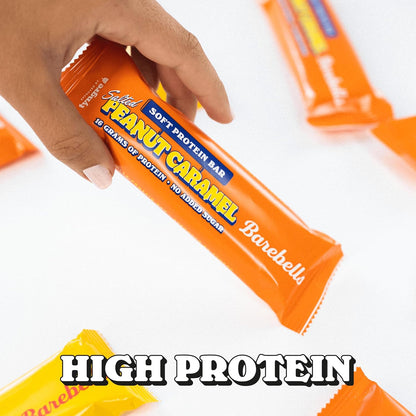 Caja De 12 Barritas de 55gr Sabor Salted Peanut Caramel Barebells_2