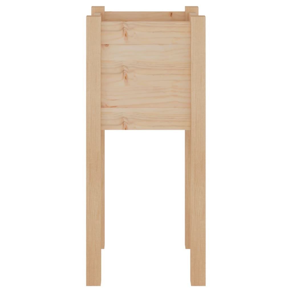 Jardineras 2 Uds Madera Maciza De Pino 31x31x70 Cm_4