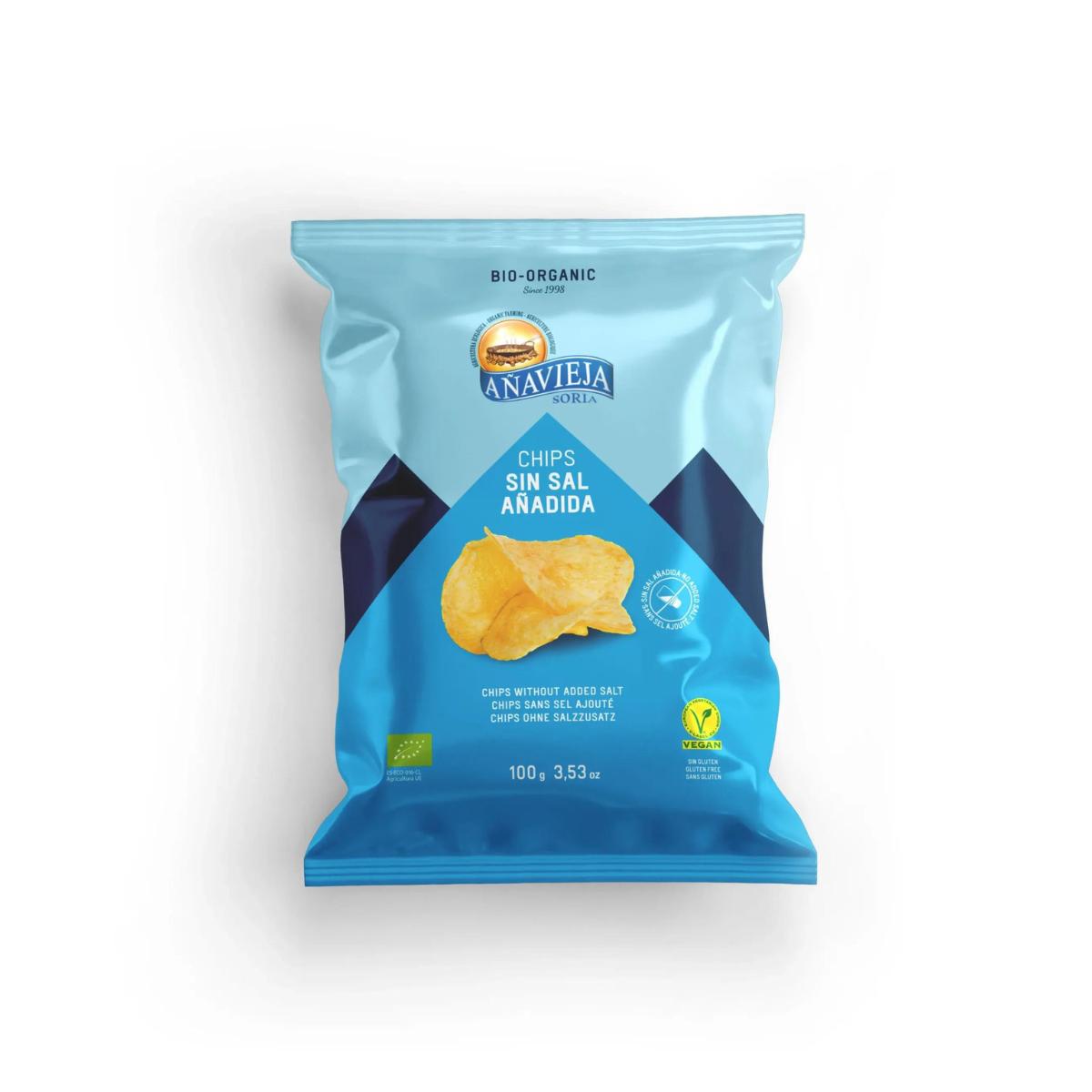 Patatas fritas sin sal Añavieja 100 g