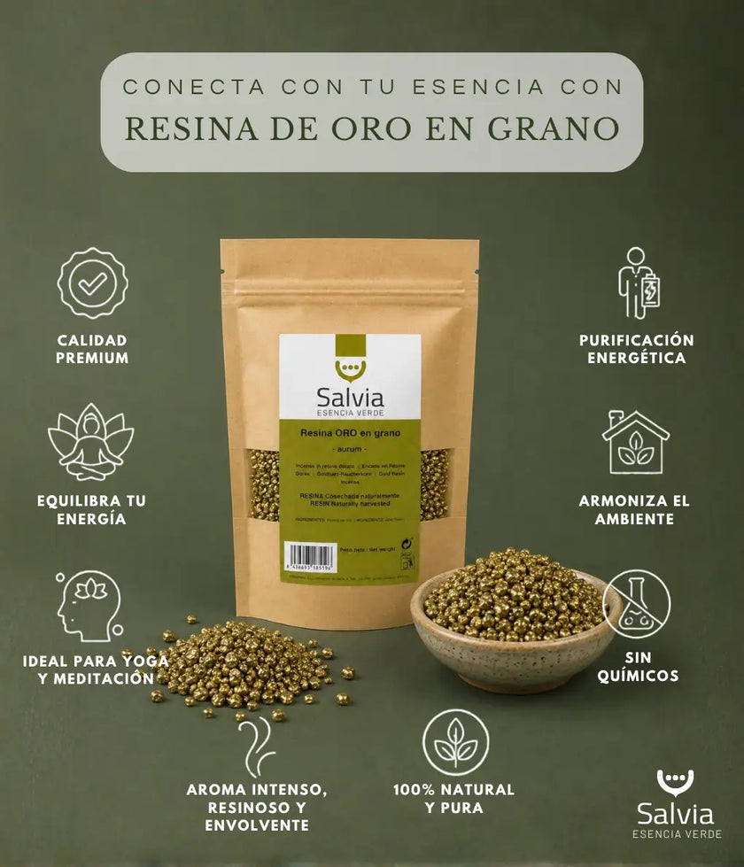 Salvia - Resina Oro En Grano, Granel | 50g_2