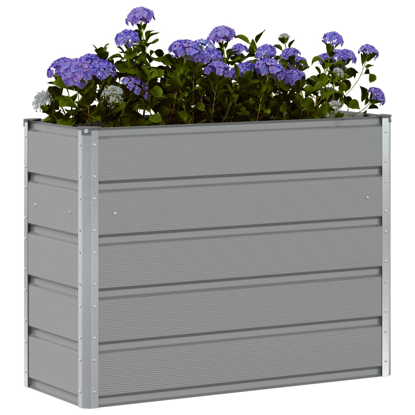 Jardinera Gris Claro 100 X 40 X 75 Cm Acero_2