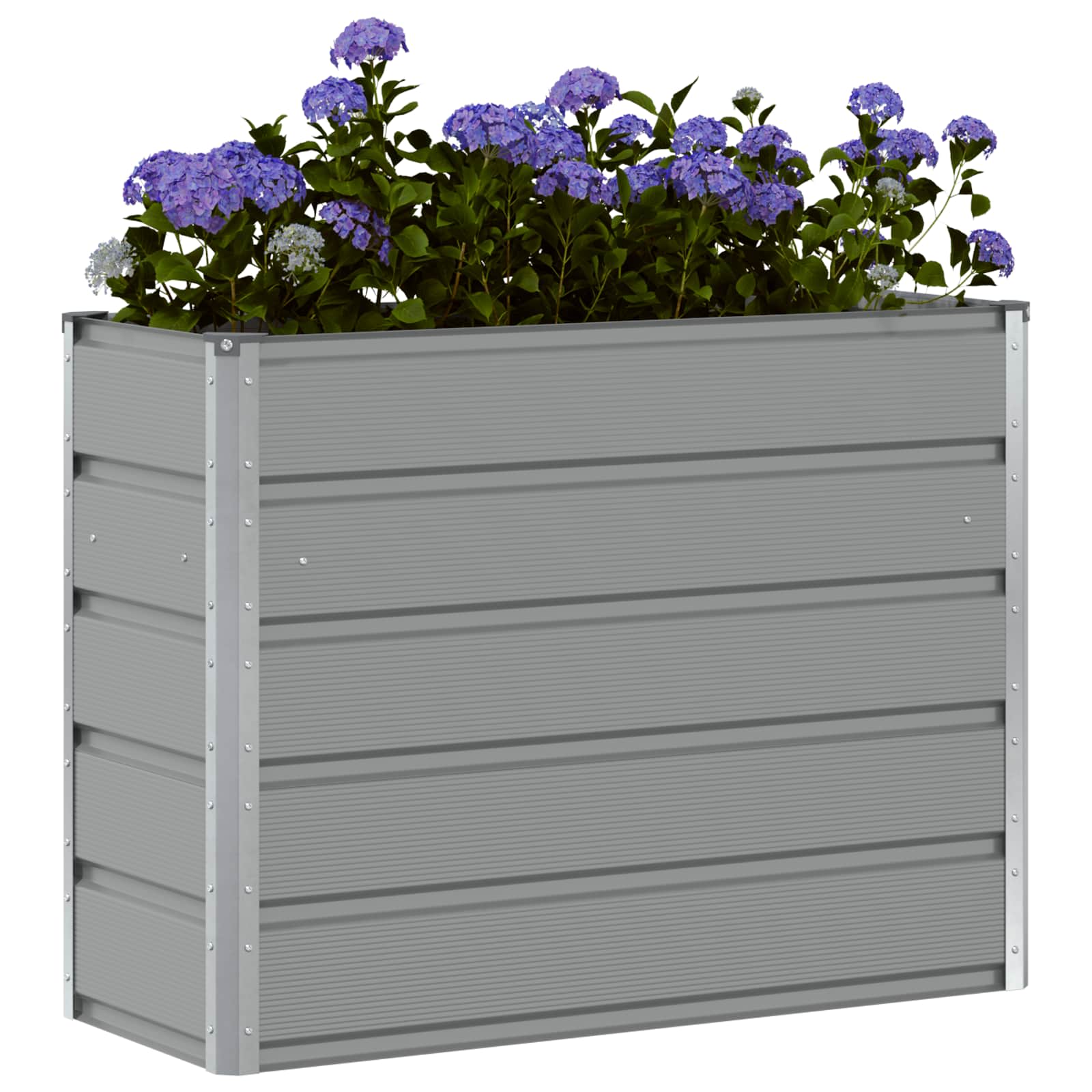 Jardinera Gris Claro 100 X 40 X 75 Cm Acero_2
