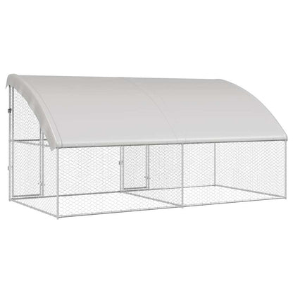 Refugio Para Perros 2 Pcs Plateado 4 X 2 X 2 M_5